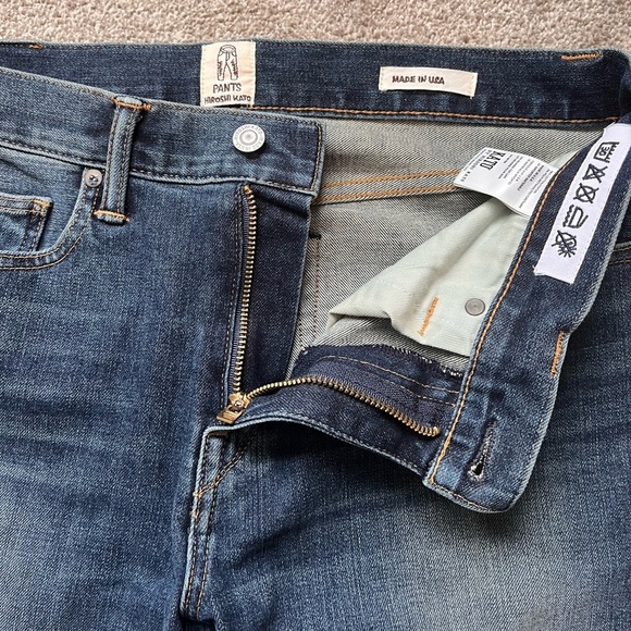 Mens Hiroshi Kato Selvedge The Pen Rain Slim Fit 10.5 oz Denim 32x30 EUC - Picture 3 of 10